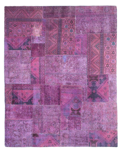 Alfombra de patchwork 240x307cm - Perserteppich Wollteppich