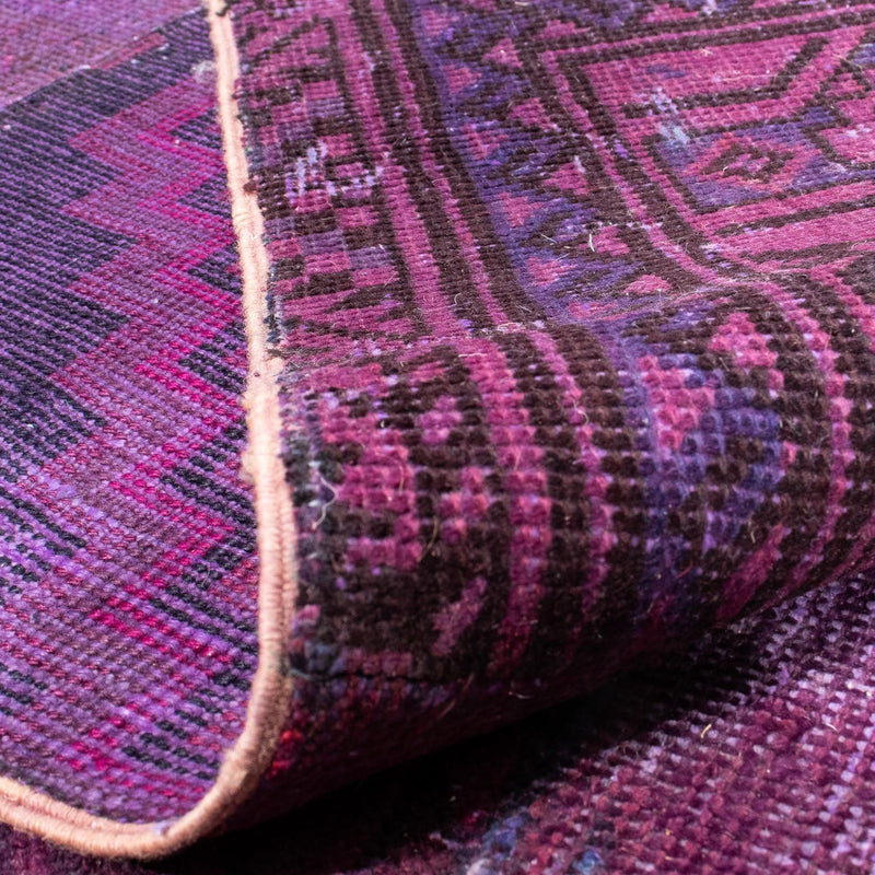 Alfombra de patchwork - 307 x 240 cm - multicolor