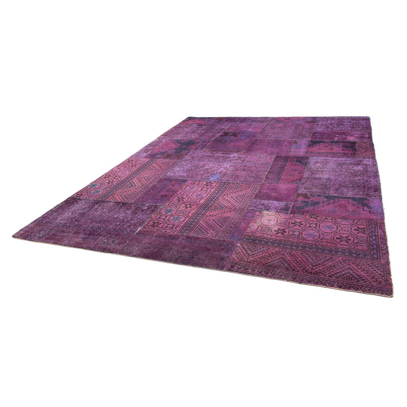 Alfombra de patchwork - 307 x 240 cm - multicolor