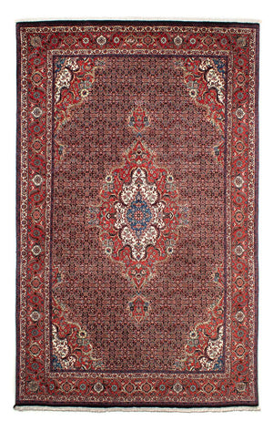 Alfombra persa - Bidjar - 304 x 198 cm - rojo claro