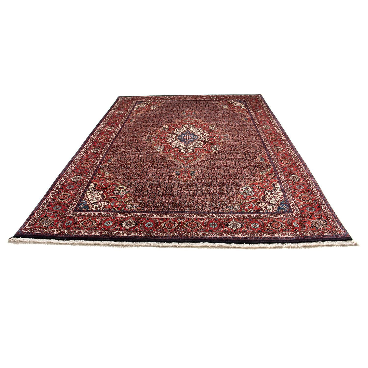 Alfombra persa - Bidjar - 304 x 198 cm - rojo claro