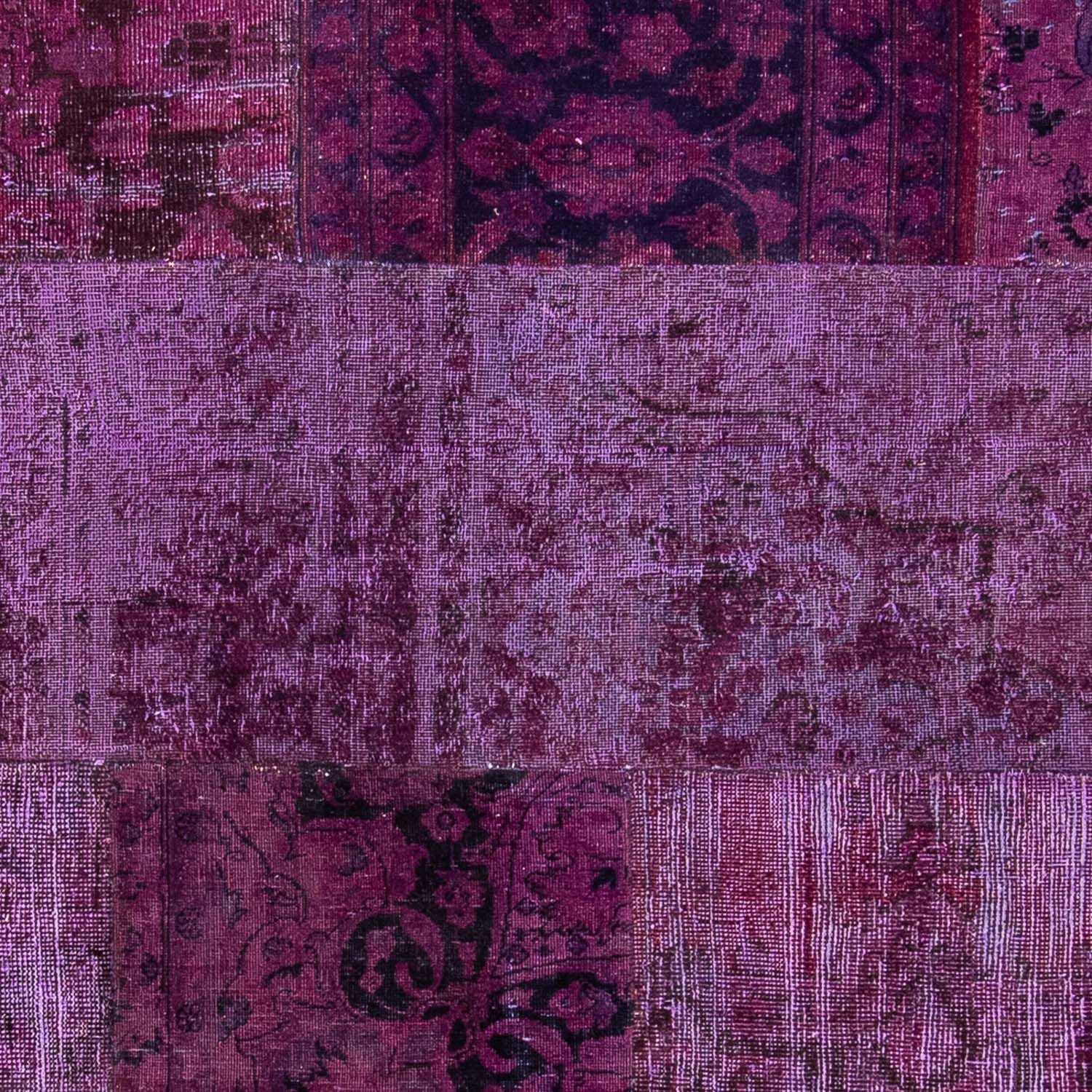 Alfombra de patchwork - 271 x 180 cm - multicolor