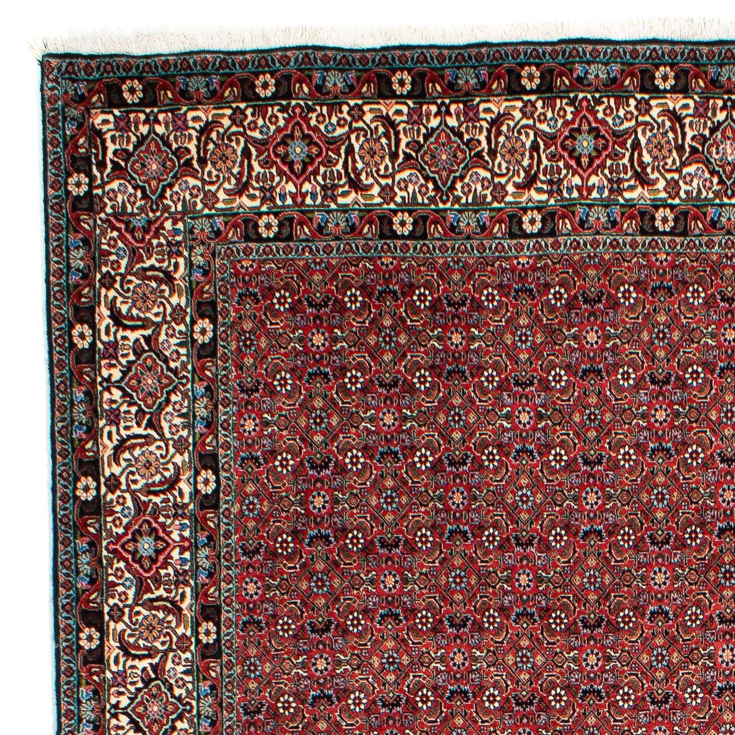 Alfombra persa - Bidjar - 299 x 203 cm - rojo claro