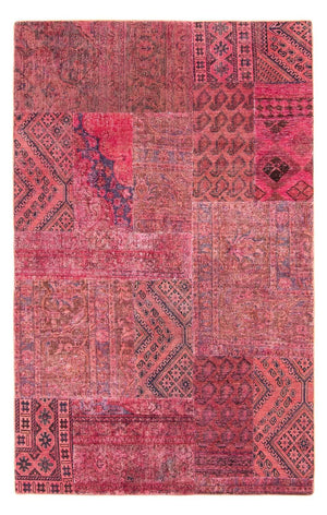 Alfombra de patchwork - 239 x 152 cm - multicolor