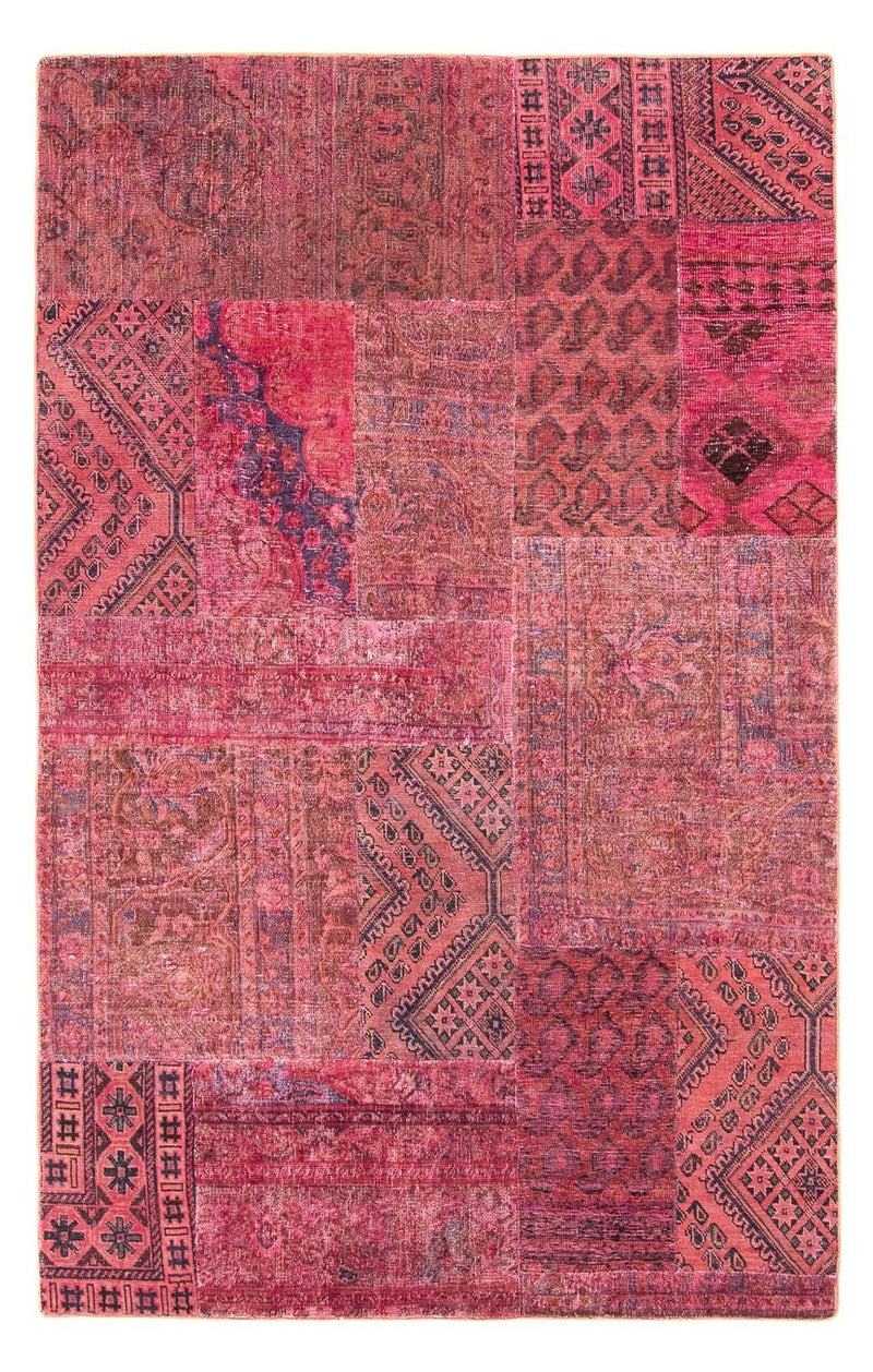 Alfombra de patchwork - 239 x 152 cm - multicolor