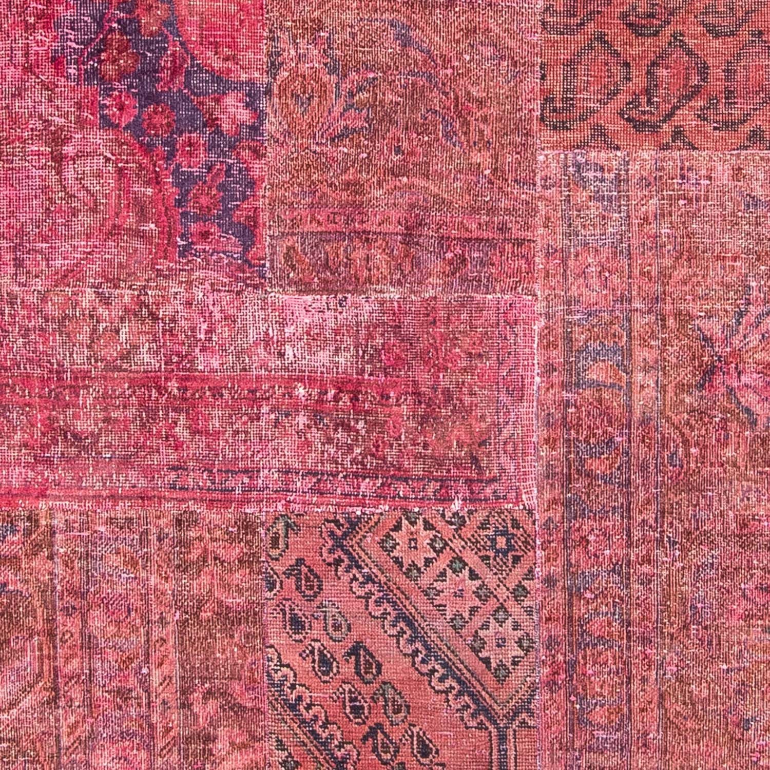 Alfombra de patchwork - 239 x 152 cm - multicolor