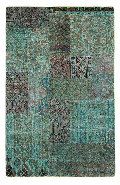 Alfombra de patchwork 150x234cm - Alfombra de lana