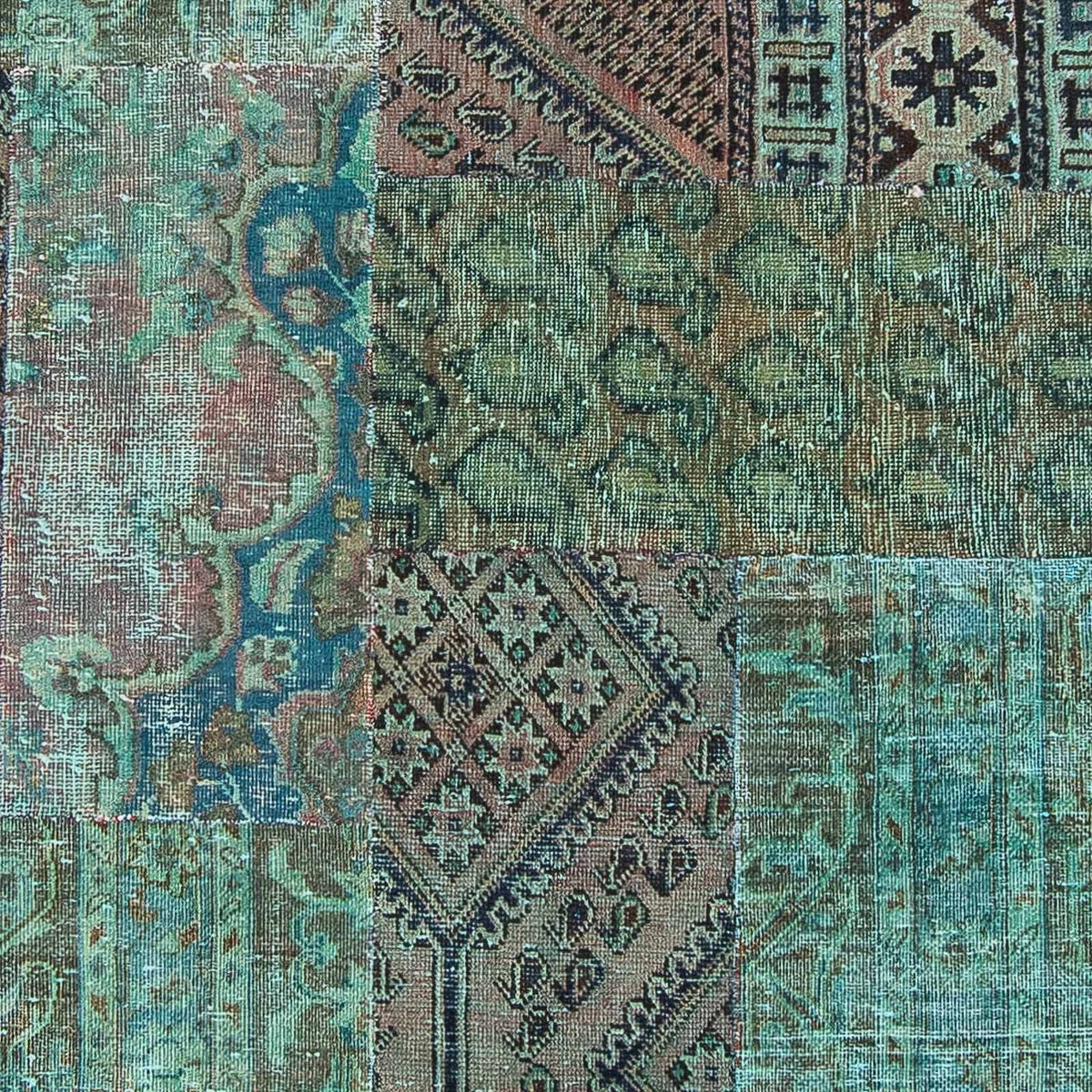 Alfombra de patchwork - 234 x 150 cm - multicolor