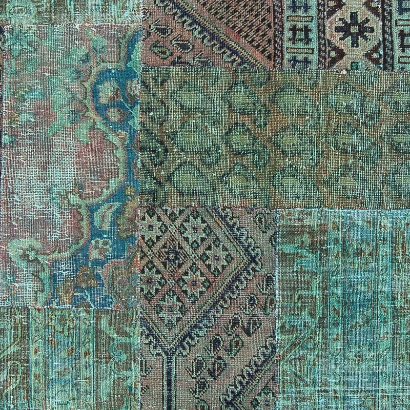 Alfombra de patchwork - 234 x 150 cm - multicolor