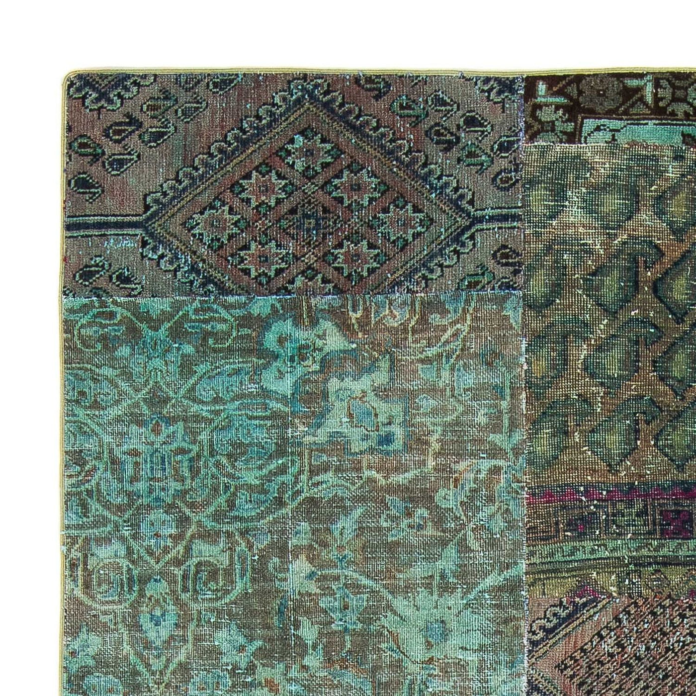 Alfombra de patchwork 234x150cm - Alfombra de lana