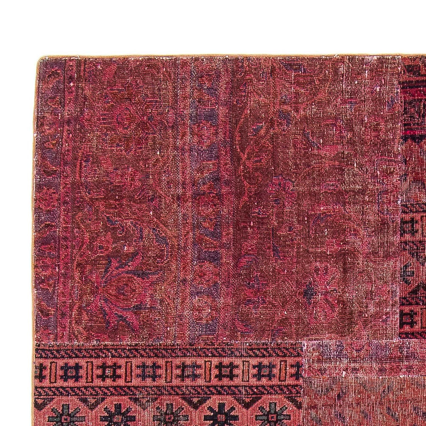 Alfombra de patchwork 241x151cm - Alfombra de lana
