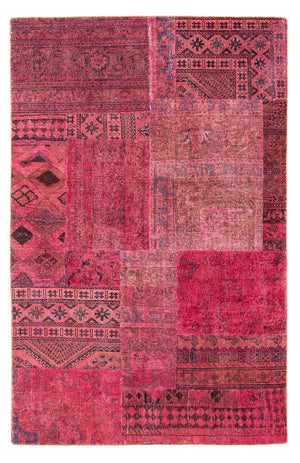 Alfombra de patchwork - 237 x 151 cm - multicolor