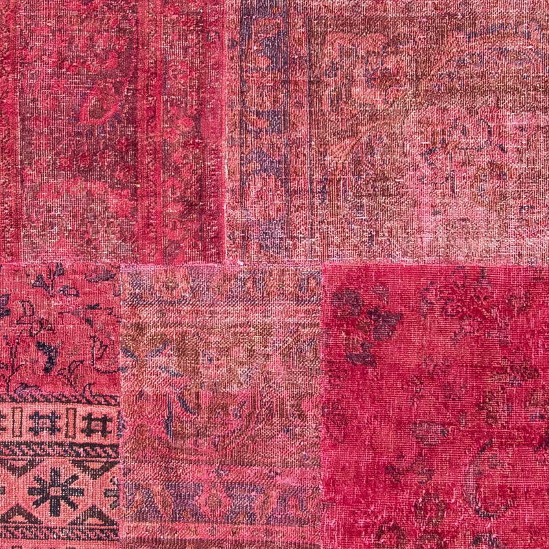 Alfombra de patchwork - 237 x 151 cm - multicolor