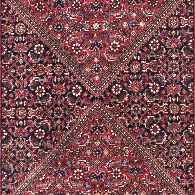 Alfombra de pasillo Alfombra persa - Bidjar - 308 x 78 cm - rojo claro