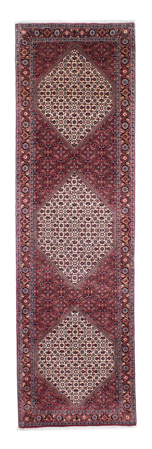 Alfombra de pasillo Alfombra persa - Bidjar - 306 x 91 cm - beige