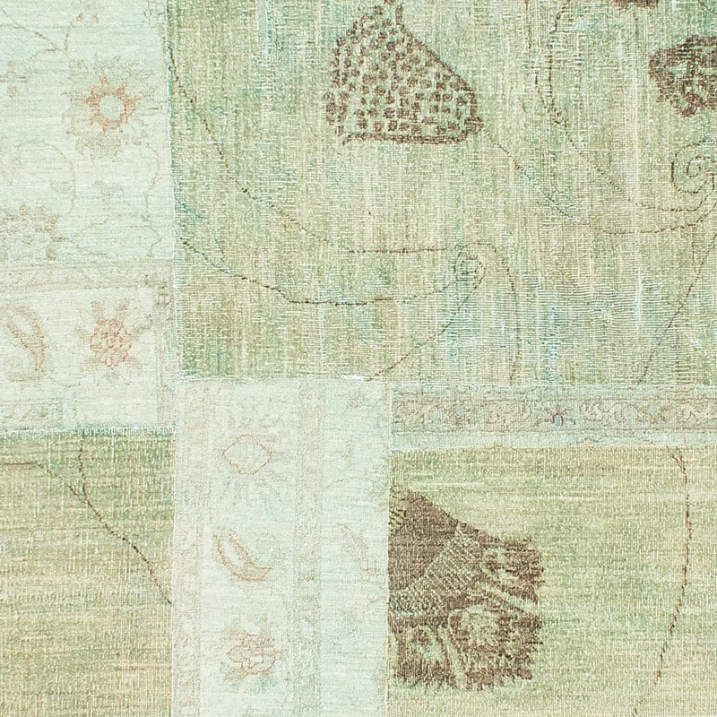 Alfombra de patchwork - 292 x 190 cm - multicolor