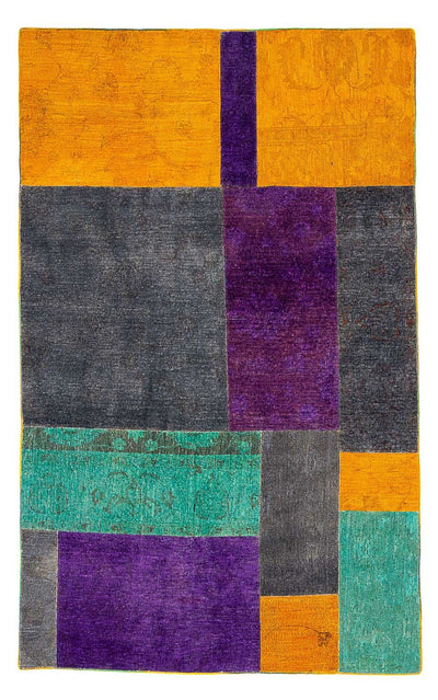 Alfombra de patchwork 146x237cm - Alfombra de lana