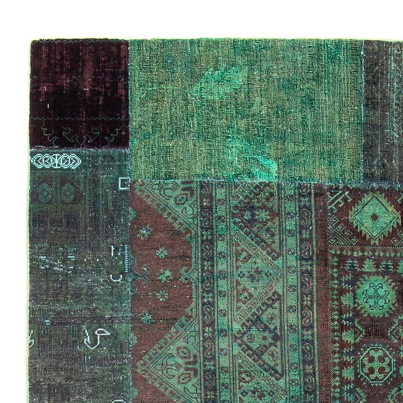 Alfombra de patchwork 270x175cm - Perserteppich Wollteppich