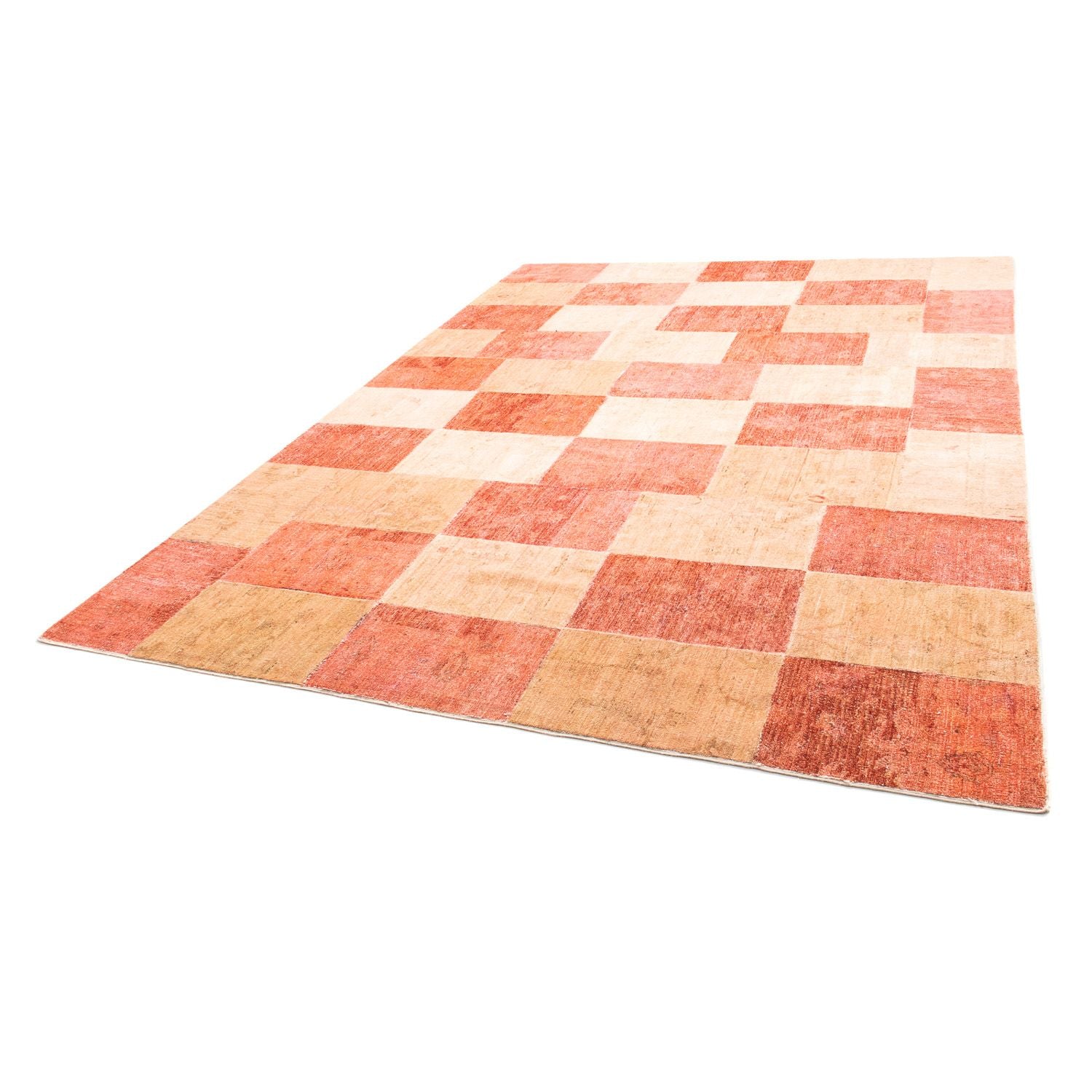 Alfombra de patchwork - 294 x 212 cm - multicolor