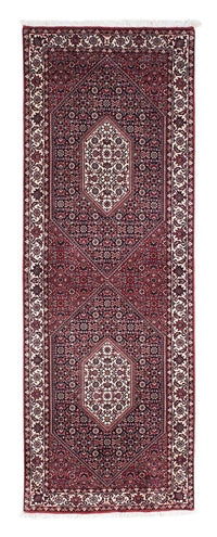 Alfombra de pasillo Alfombra persa - Bidjar - 223 x 73 cm - rojo