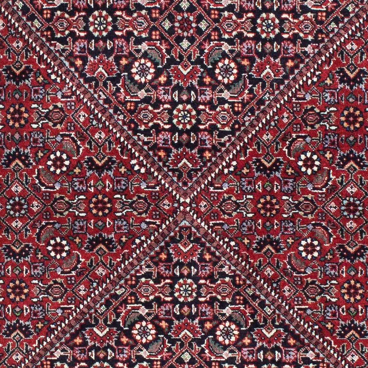 Alfombra de pasillo Alfombra persa - Bidjar - 223 x 73 cm - rojo