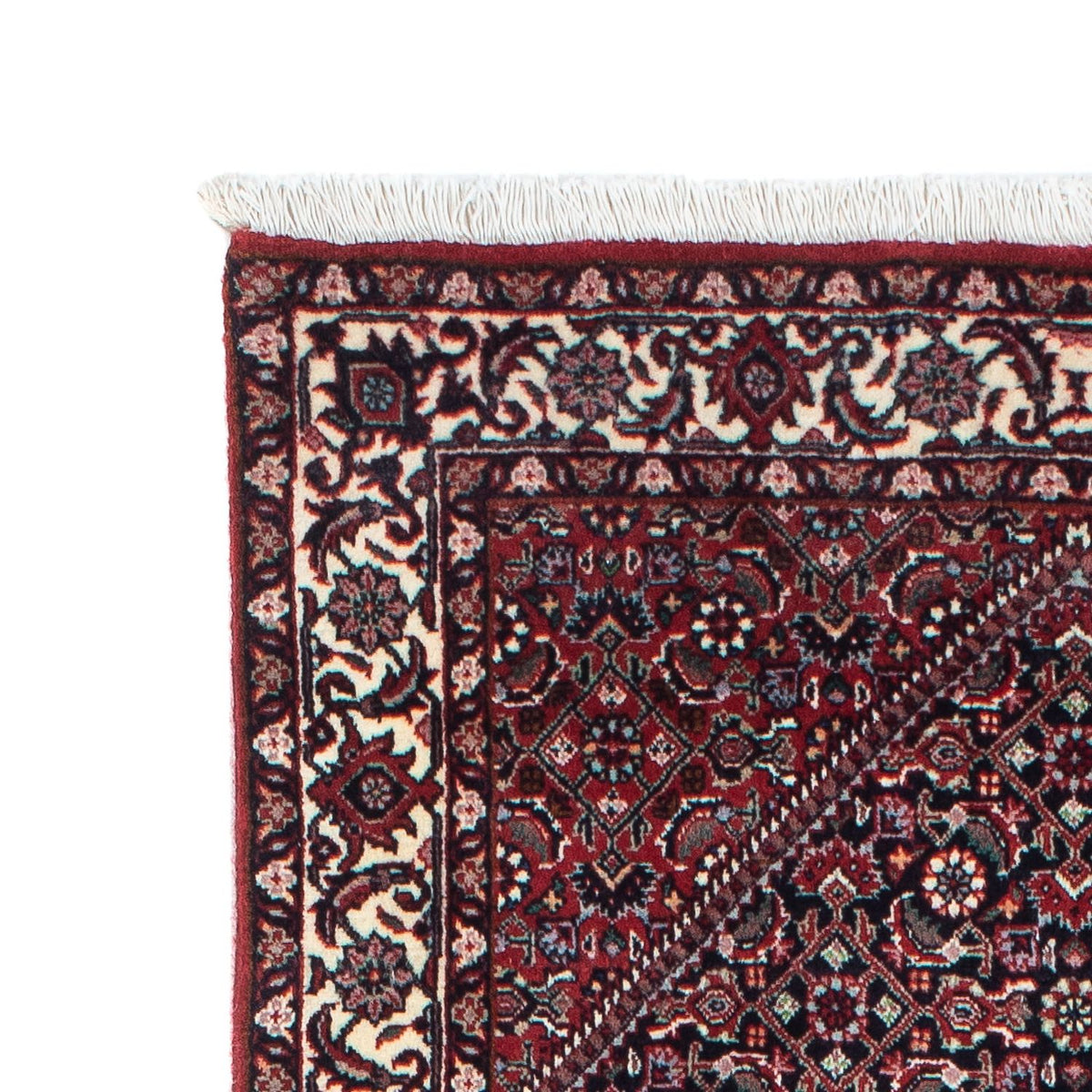 Alfombra de pasillo Alfombra persa - Bidjar - 223 x 73 cm - rojo