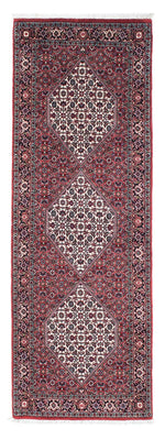 Alfombra de pasillo Alfombra persa - Bidjar - 212 x 71 cm - rojo