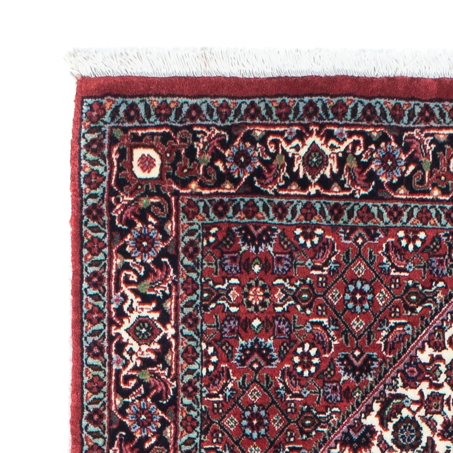 Alfombra de pasillo Alfombra persa - Bidjar - 212 x 71 cm - rojo