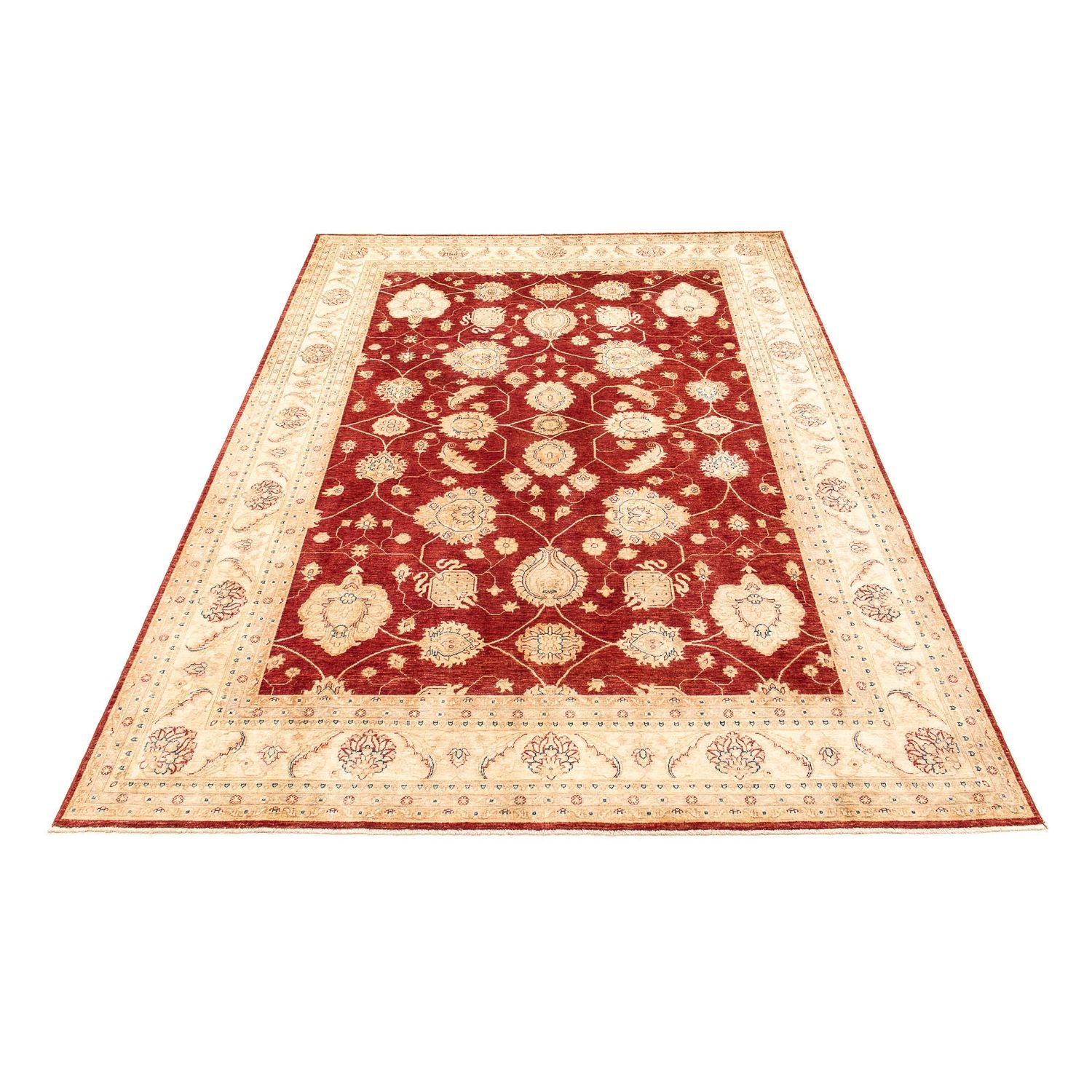 Alfombra Ziegler - 390 x 295 cm - rojo oscuro