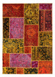 Alfombra de patchwork 198x137cm - Perserteppich Wollteppich