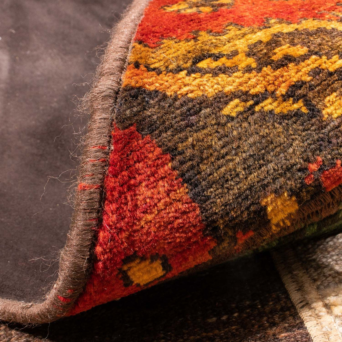 Alfombra de patchwork - 224 x 164 cm - multicolor