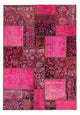 Alfombra de patchwork 197x138cm - Perserteppich Wollteppich