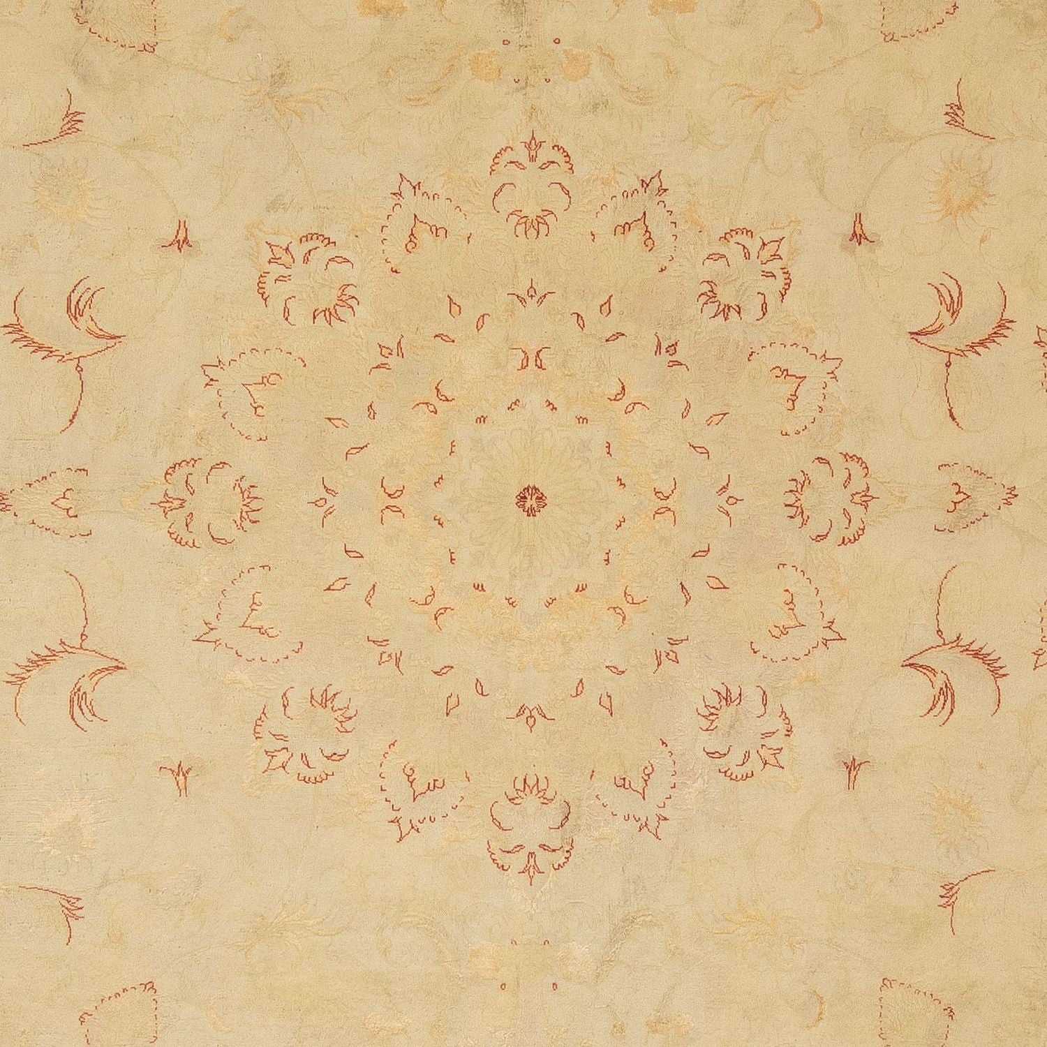 Alfombra Persa - Tabriz - Real - 298 x 198 cm - marrón claro