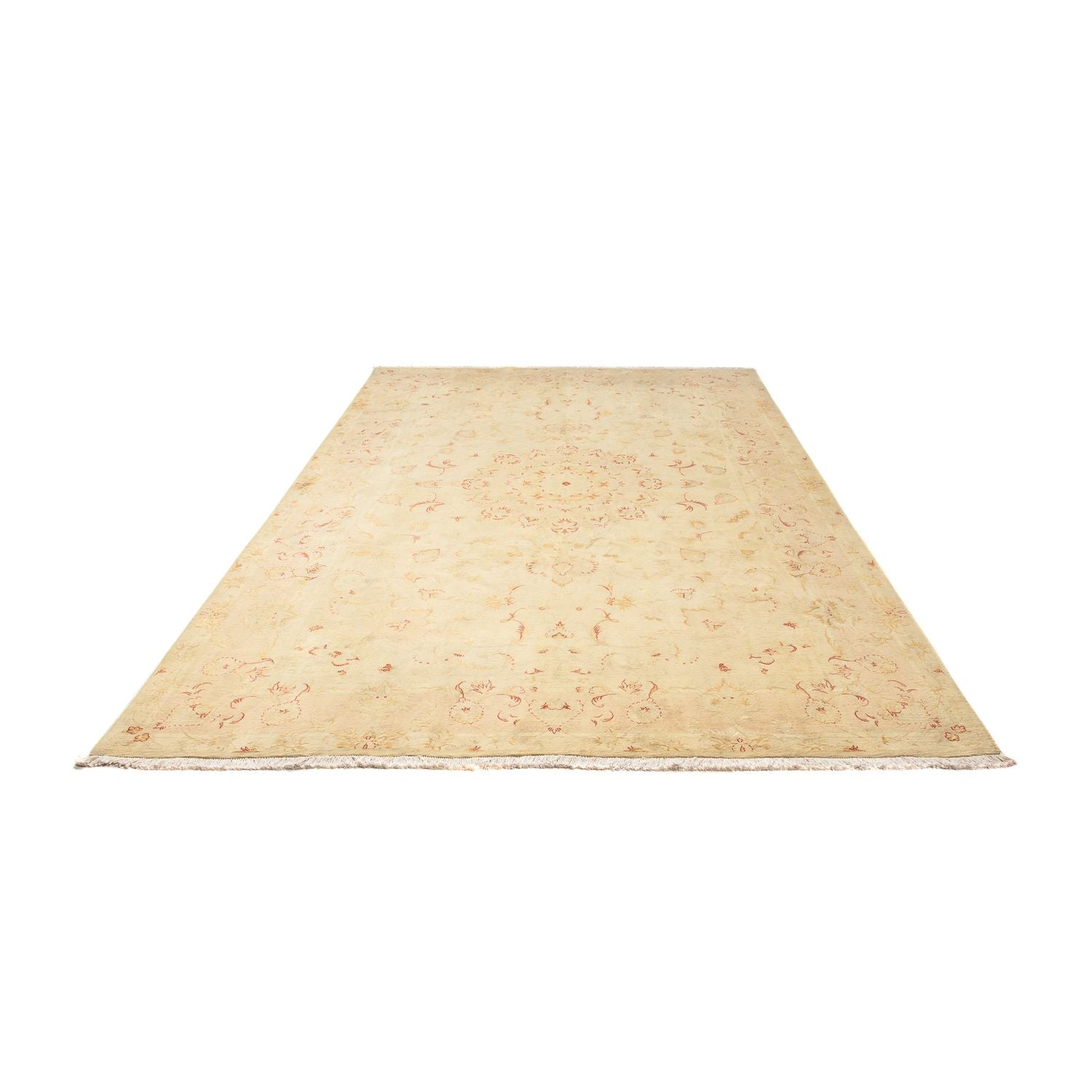 Alfombra Persa - Tabriz - Real - 298 x 198 cm - marrón claro