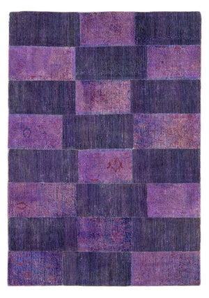 Alfombra de patchwork - 235 x 165 cm - multicolor