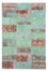 Alfombra de patchwork - 270 x 182 cm - multicolor