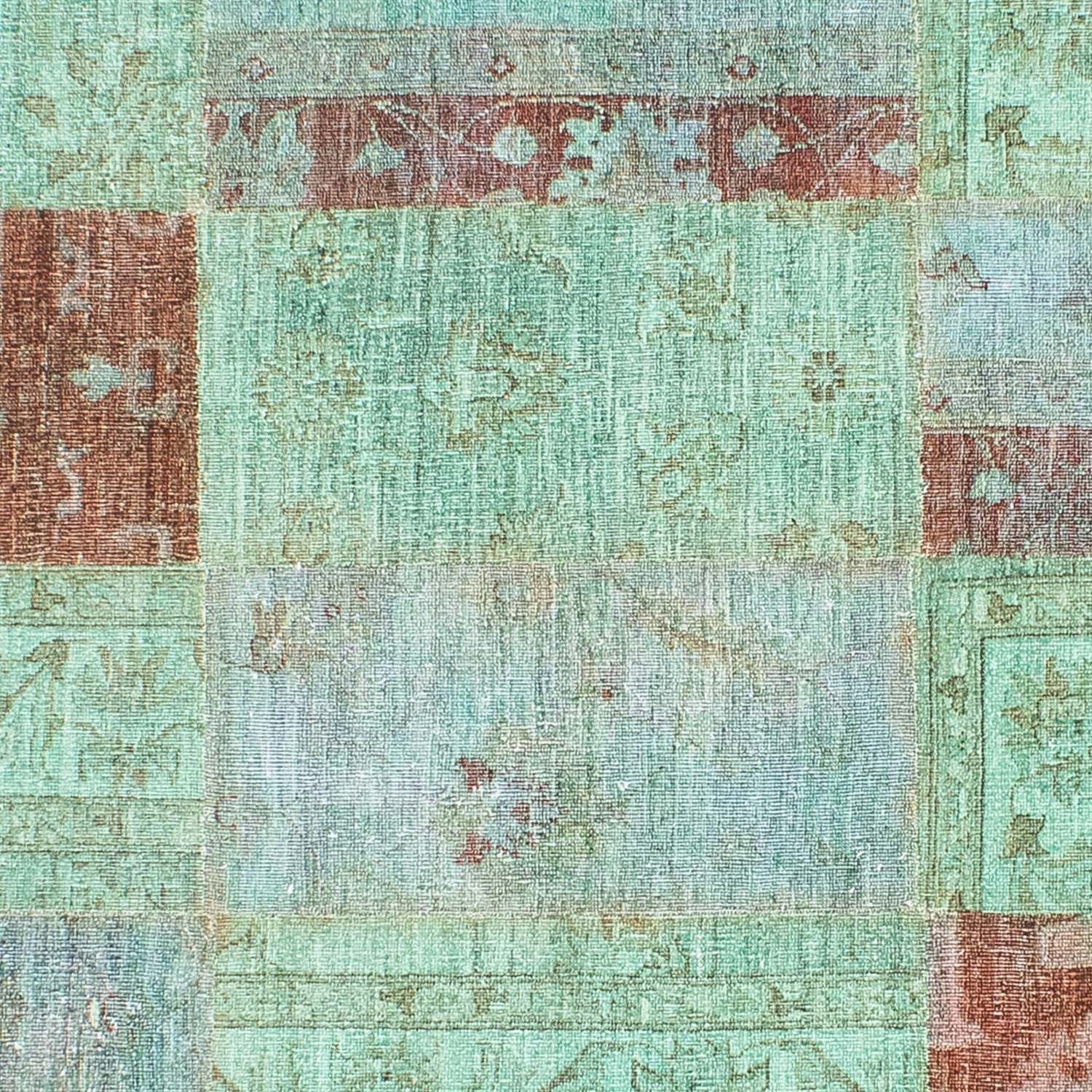 Alfombra de patchwork - 270 x 182 cm - multicolor