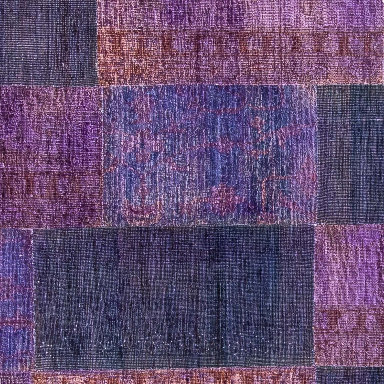 Alfombra de patchwork - 237 x 165 cm - multicolor