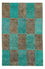 Alfombra de patchwork - 240 x 149 cm - multicolor