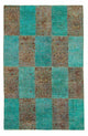 Alfombra de patchwork 240x149cm - Alfombra de lana