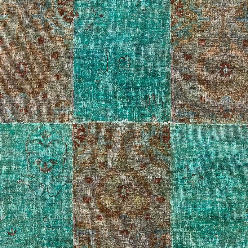 Alfombra de patchwork - 240 x 149 cm - multicolor