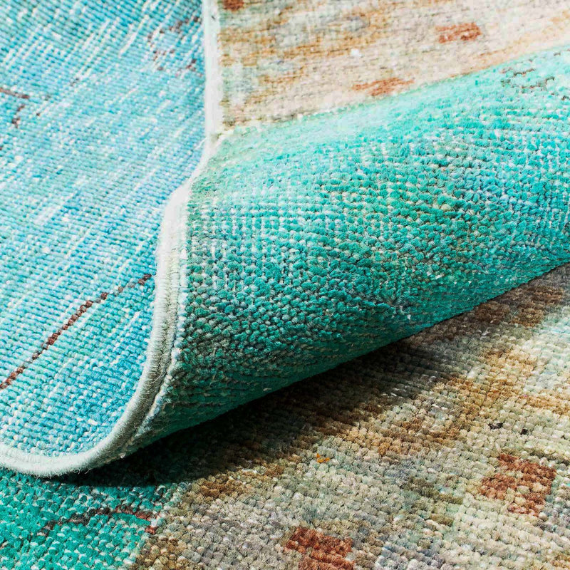 Alfombra de patchwork - 240 x 149 cm - multicolor