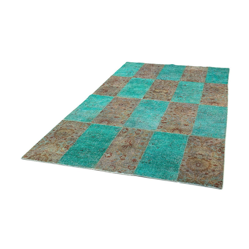 Alfombra de patchwork - 240 x 149 cm - multicolor