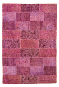 Alfombra de patchwork - 264 x 182 cm - multicolor