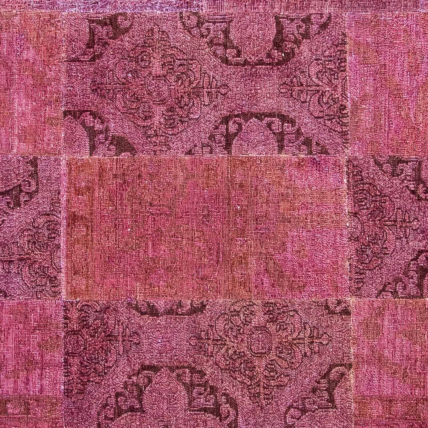 Alfombra de patchwork - 264 x 182 cm - multicolor