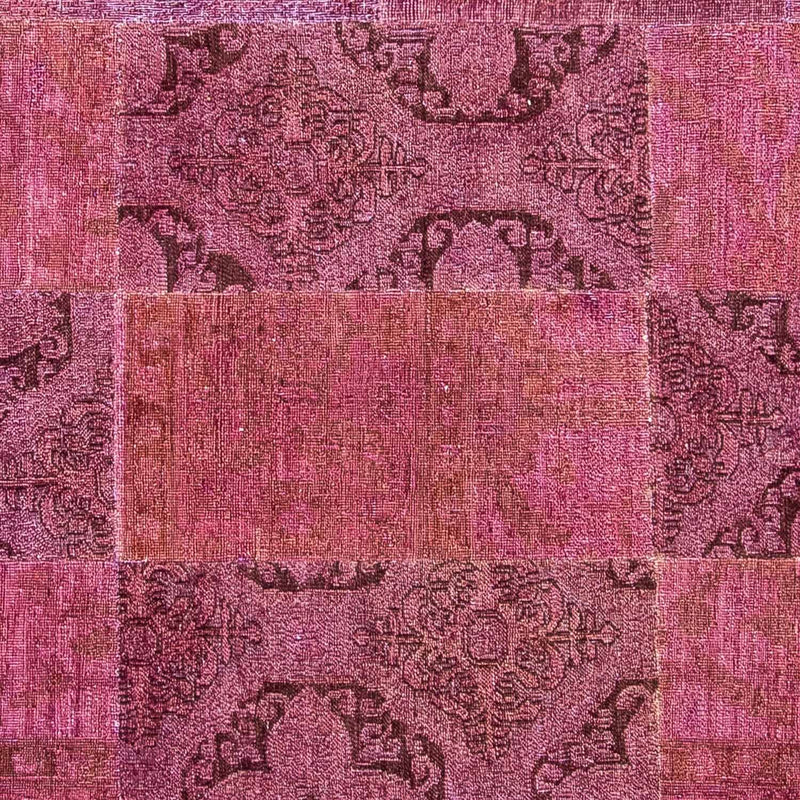 Alfombra de patchwork - 264 x 182 cm - multicolor