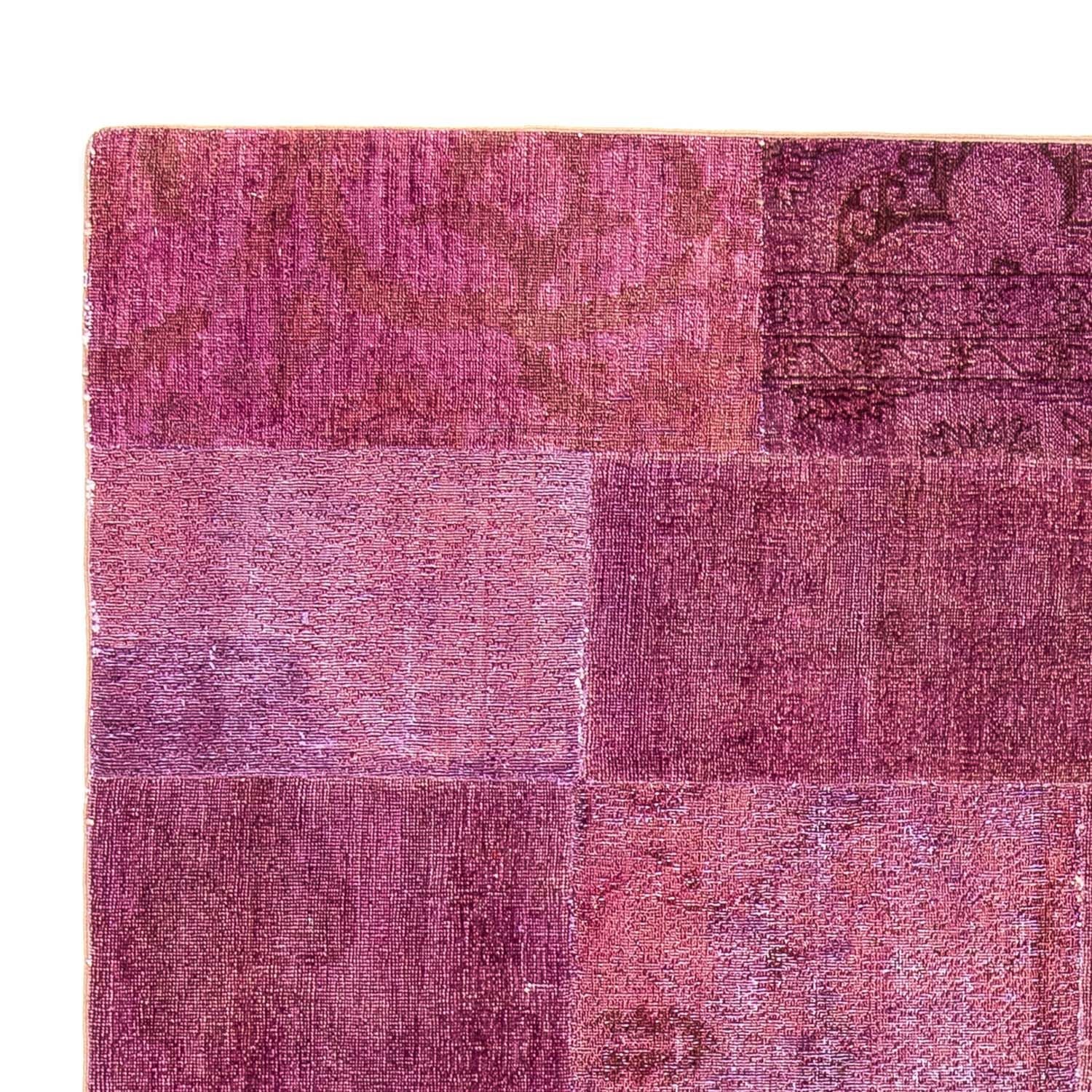 Alfombra de patchwork - 264 x 182 cm - multicolor