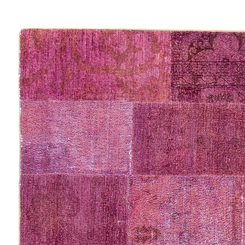 Alfombra de patchwork - 264 x 182 cm - multicolor