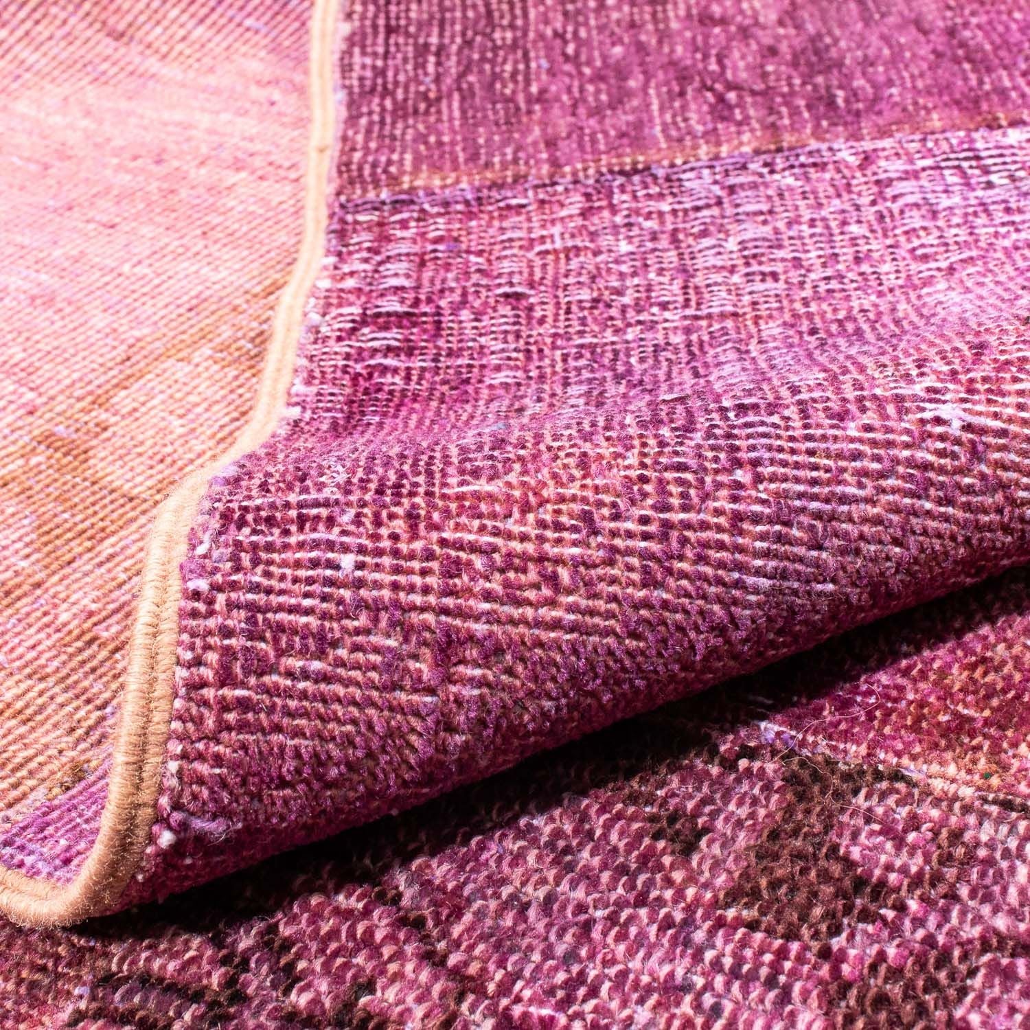 Alfombra de patchwork - 264 x 182 cm - multicolor