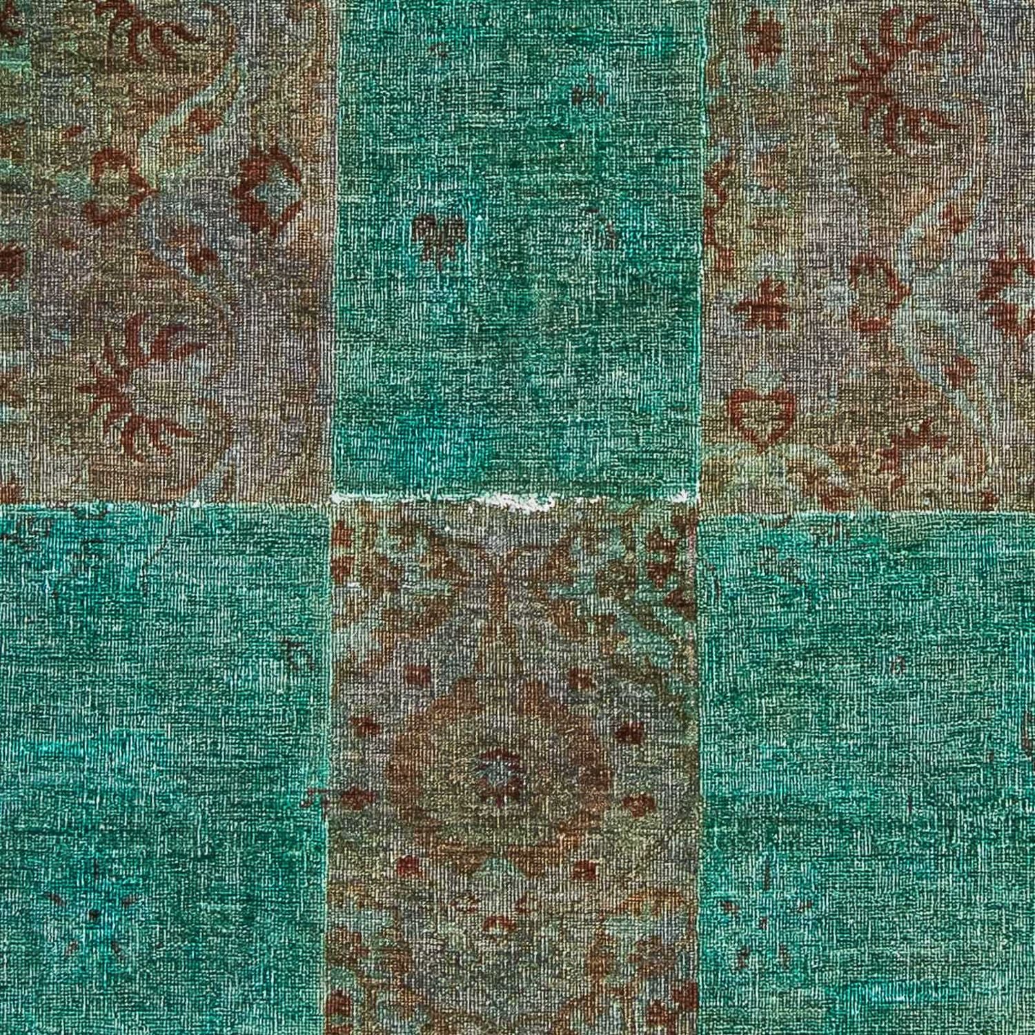 Alfombra de patchwork - 243 x 149 cm - multicolor